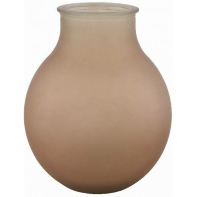Váza ANCHO, široká, 12L, hnědá matná (balení obsahuje 1ks)|Vidrios San Miguel|Recycled Glass – Hledejceny.cz