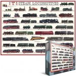 EuroGraphics Parní lokomotivy Steam locomotives 1000 dílků – Zboží Mobilmania