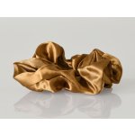 XPOSE® Gumička do vlasů - hnědá, Satén – Zboží Mobilmania