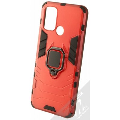 1Mcz Armor Ring odolné s držákem na prst Realme 7i, Realme Narzo 30A červené – Zboží Živě