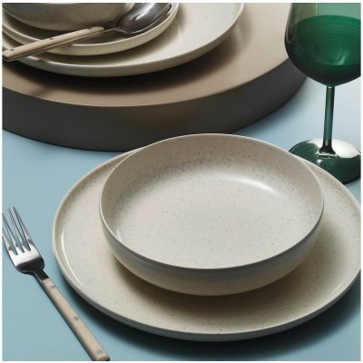Asir Jídelní sada béžová porcelán 719KTP9784 8 ks – Zboží Mobilmania