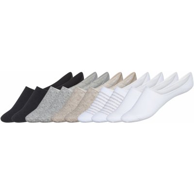 LIVERGY Pánské nízké ponožky s BIO bavlnou, 5 párů (43/46, navy modrá / šedá / béžová / bílá )