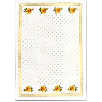Wooline růžičky 50 x 70 cm oranžové 3 ks – Sleviste.cz