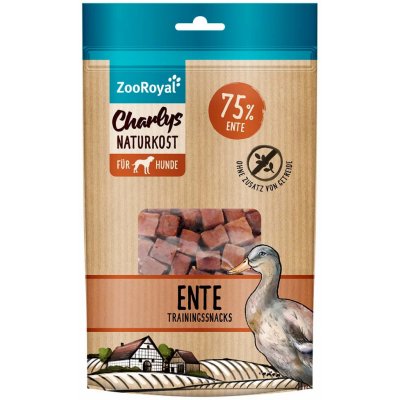 ZooRoyal Charlys přírodní strava tréninkový pamlsek z kachního masa 3 × 100 g – Zboží Mobilmania