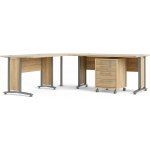 Nábytek Falco OFFICE 80400/304 Dub sonoma/Bílá – Hledejceny.cz