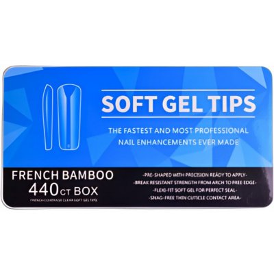 PinPai Gelové tipy French bamboo 440 ks – Zboží Dáma