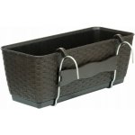 Prosperplast RATOLLA PW Truhlík závěsný 38,6x15,4x14,2 cm umbra – Zbozi.Blesk.cz