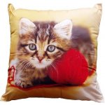 Dadka polštář Kotě s klubíčkem 40x40 – Zboží Dáma