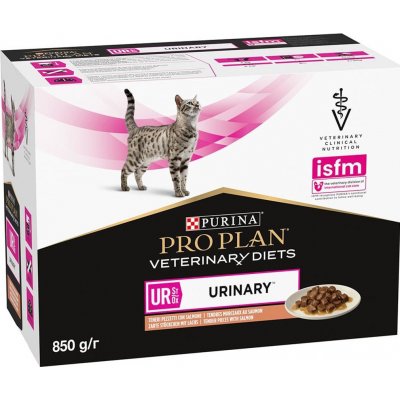 Pro Plan Veterinary Diets Feline UR ST/OX Urinary losos 10 x 85 g – Zboží Mobilmania