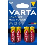 Varta LongLife Max Power AA 4ks 4706101404 – Zboží Živě