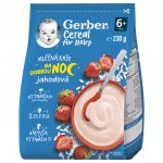 Gerber Cereal for Baby Mléčná kaše na dobrou noc jahodová 230 g – Zboží Dáma