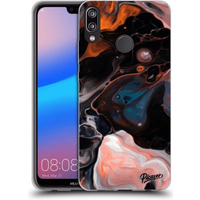 Pouzdro Picasee silikonové Huawei P20 Lite - Cream černé – Zboží Mobilmania