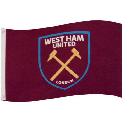 Fan-shop Vlajka WEST HAM UNITED crest – Sleviste.cz