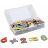 Magnetky pro děti UNITED OFFICE magnetická abeceda číslice a symboly magnetické číslice a symboly