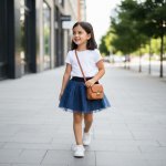 Dětská tylová tutu sukně s podšívkou nastavitelný pas tmavě modrá s třpytkami – Sleviste.cz