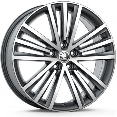 Škoda Sirius 7x19 5x112 ET43 anthracite – Zbozi.Blesk.cz