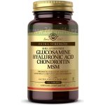 Solgar Glucosamine Hyaluronic Acid Chondroitin MSM 120 Tablet – Hledejceny.cz