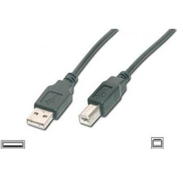 Digitus AK-300102-010-S USB A/samec na B/samec, 1m, černý