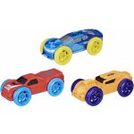 Hasbro NERF Nitro náhradní vozidla 3 ks modré červené oranžové C0776 – Hledejceny.cz