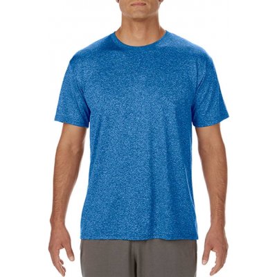 Unisex funkční tričko Performance Core sportovní královská modrá žíhaná