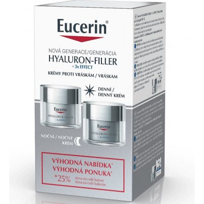 Eucerin Hyaluron Filler denní+noční krém 2 x 50 ml dárková sada – Sleviste.cz