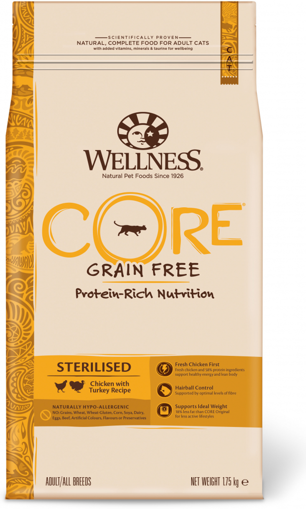 Wellness Core Sterilised Chicken with Turkey Recipe 1,8 kg