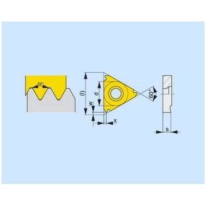 Soustružnické VBD závitové + zapichovací 80017894 / 6755378 TN W INT C3 -S- PRAMET - PM-TN-11NL140W-T8030 – Zboží Mobilmania