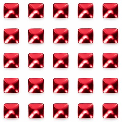 Starnails 3D ozdoby na nehty -ShinePins Square Red – Hledejceny.cz