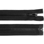 Kostěný zip šíře 5 mm délka 150 cm bundový - 322 černá – Hledejceny.cz