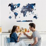 Enjoy the Wood 3D nástěnná dřevěná mapa World Map Space Prime M – Zboží Dáma