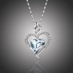 Éternelle Swarovski Elements true love světle modrý srdíčko NH1070-11140206224801A Světle modrá – Sleviste.cz