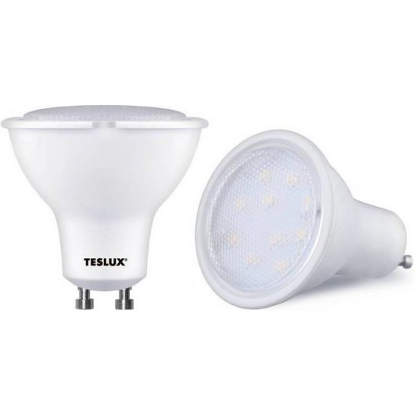 Žárovka Teslux LED žárovka GU10 Teplá bílá 4,5W 346Lm