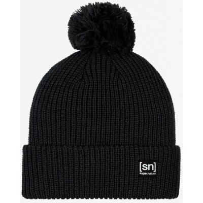 Super.natural Pom beanie jet black – Hledejceny.cz