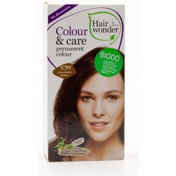 Hairwonder přírodní dlouhotrvající barva BIO čokoládově hnědá 5.35