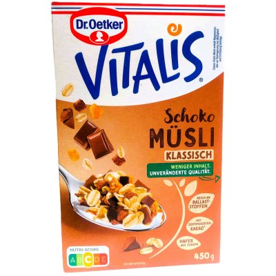 Vitalis Schoko musli čokoládové müsli 450 g – Zboží Dáma