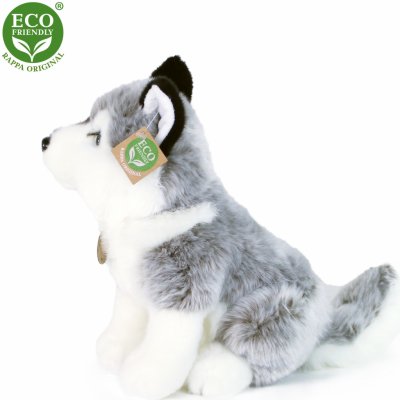 Eco-Friendly pes Husky sedící 30 cm