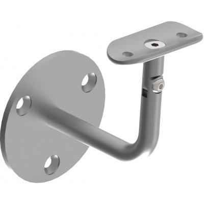 Držák madla na zeď, broušený, AISI304 – Zboží Mobilmania