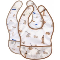 Lässig Babies Lightweight Bib Little Mateys royal blue