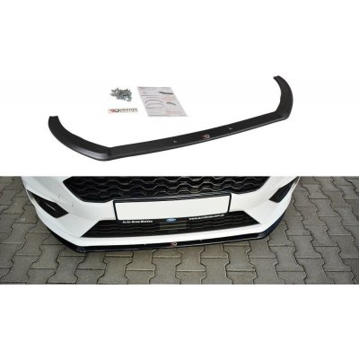 Maxton Design spoiler pod přední nárazník ver.3 pro Ford Fiesta, Fiesta ST Mk8, černý lesklý plast ABS – Zbozi.Blesk.cz