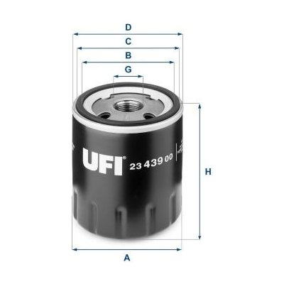 Olejový filtr UFI 23.439.00 – Zbozi.Blesk.cz