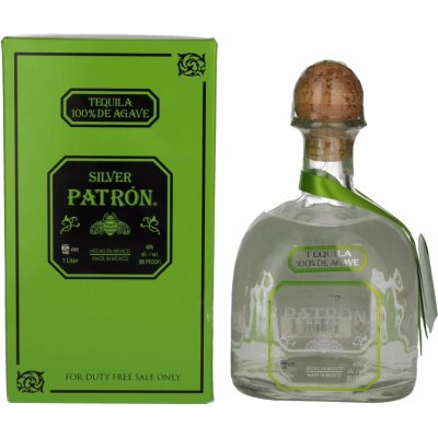 Patron SILVER Tequila 40% 1 l (tuba) – Zboží Dáma