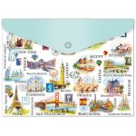 ARGUS Plastová obálka s drukem A5 Travel Time - Cestování 16470431 – Zboží Živě