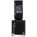 Rimmel London 60 Seconds Super Shine lak na nehty 900 Rita´s Black 8 ml – Sleviste.cz