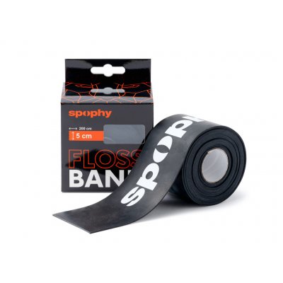 Spophy Flossband černý 5 cm x 2 m – Zboží Mobilmania