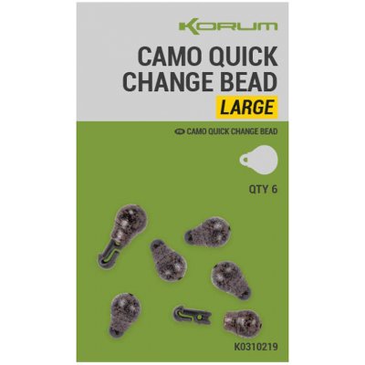 Korum Spojka Camo Quickchange Beads Velikost L 8 ks