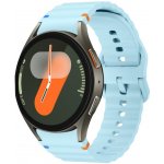 VSECHNONAMOBIL WAVE Silikonový řemínek pro Samsung Galaxy Watch 7 40mm / 44mm světle modrý 85970 – Sleviste.cz