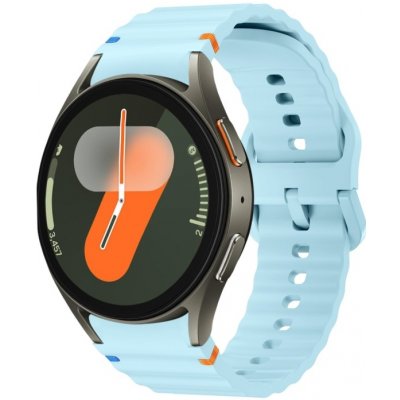 VSECHNONAMOBIL WAVE Silikonový řemínek pro Samsung Galaxy Watch 7 40mm / 44mm světle modrý 85970 – Sleviste.cz