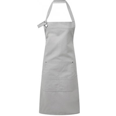 Premier Workwear Pracovní zástěra za krk s kapsami PR137 Silver Pantone 428 72x86cm – Hledejceny.cz