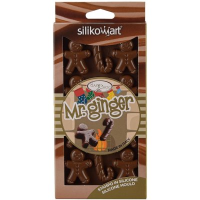 Silikomart Forma na čokoládu - Mr. Ginger – Zbozi.Blesk.cz
