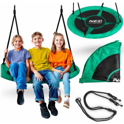 Neo-Sport Swingo 110 cm Houpací houpačka ptačí hnízdo – Zboží Mobilmania